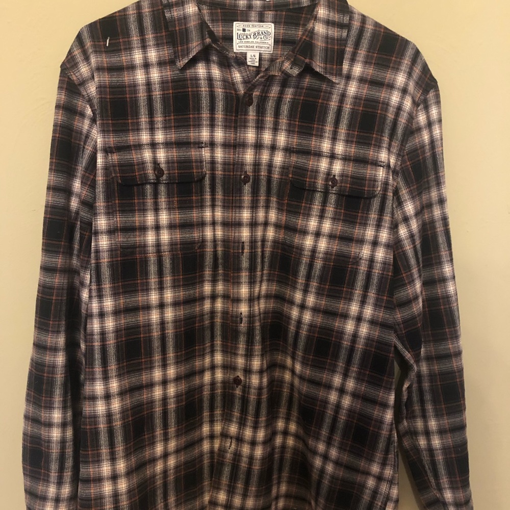 Lucky brand plaid shirt
